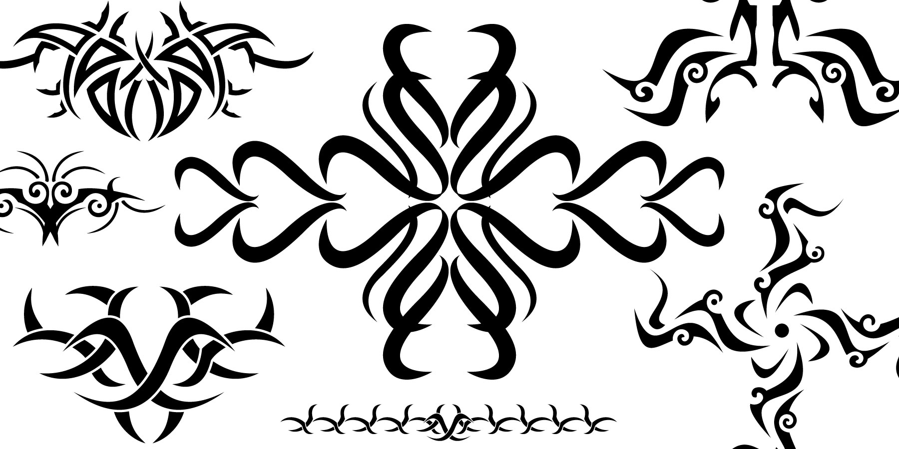 Download Free tribal tatto art - vector tribal tattoos samples | OpenGraphicDesign | free vectors ...